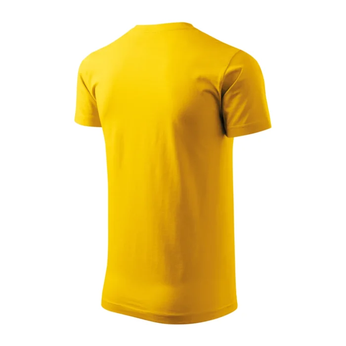 Koszulka unisex Malfini Heavy New 137 żółta - obrazek 4