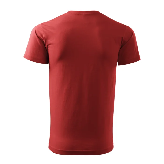 Koszulka unisex Malfini Heavy New 137 bordowa - obrazek 3