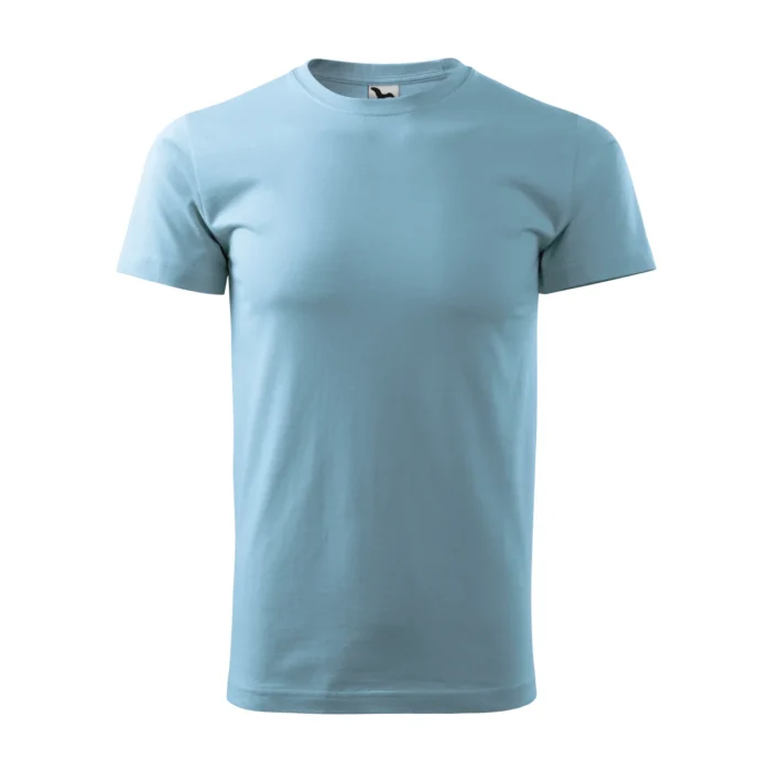 Koszulka unisex Malfini Heavy New 137 błękitna - obrazek 2