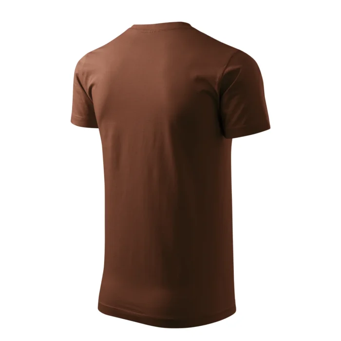 Koszulka unisex Malfini Heavy New 137 czekoladowa - obrazek 4