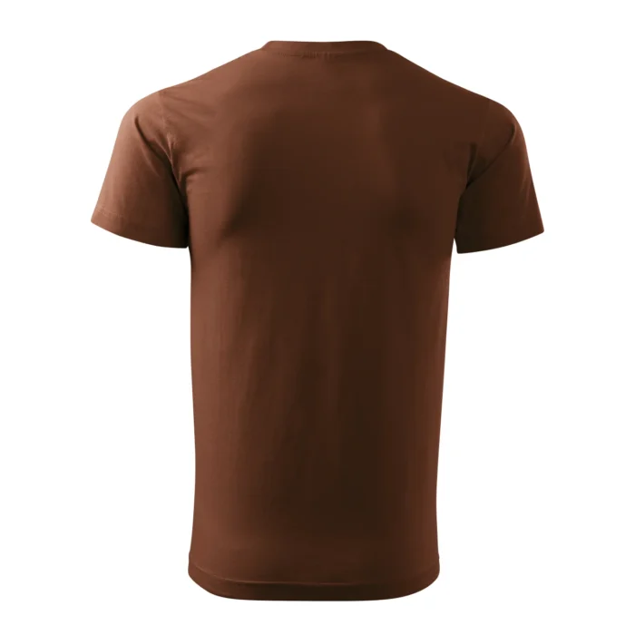 Koszulka unisex Malfini Heavy New 137 czekoladowa - obrazek 3