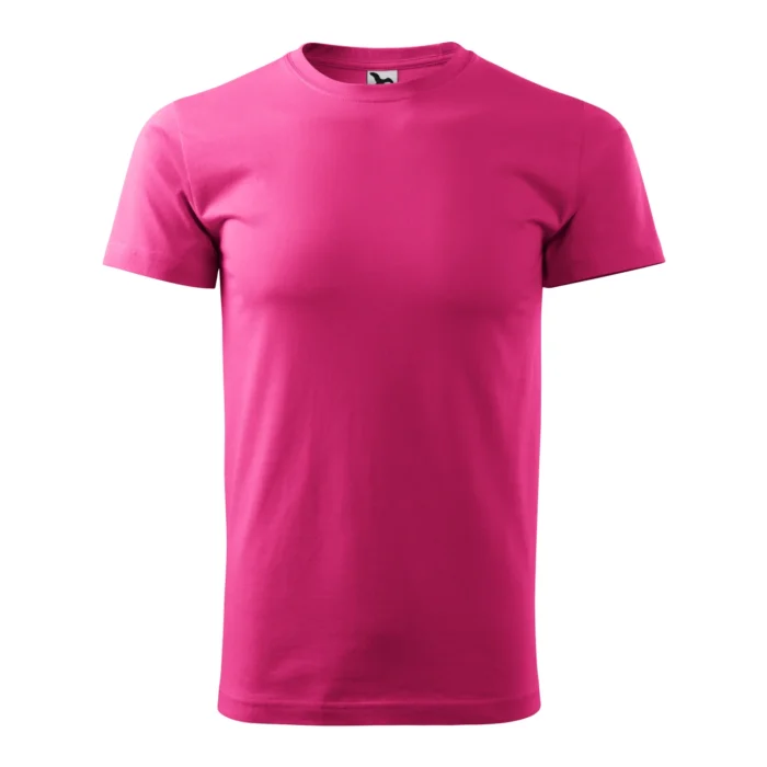Koszulka unisex Malfini Heavy New 137 czerwień purpurowa - obrazek 2