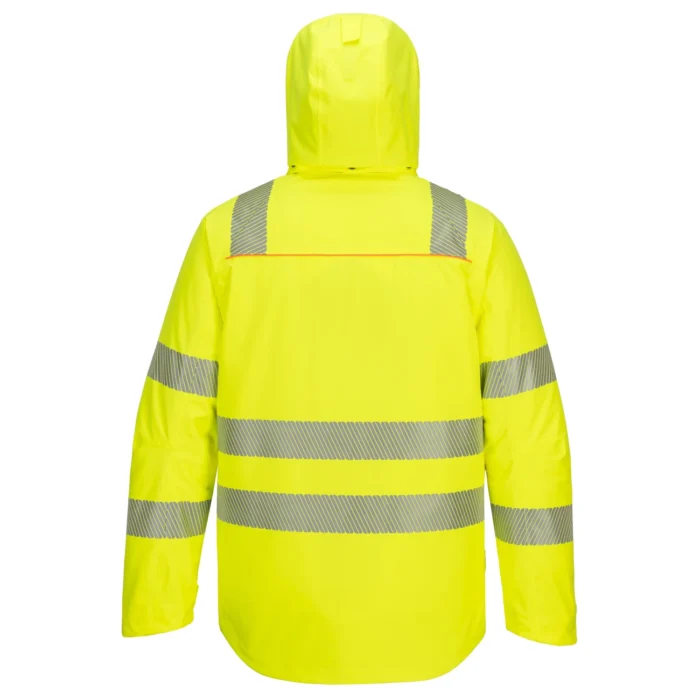 Zimowa kurtka ostrzegawcza DX461 żółta - obrazek 5
