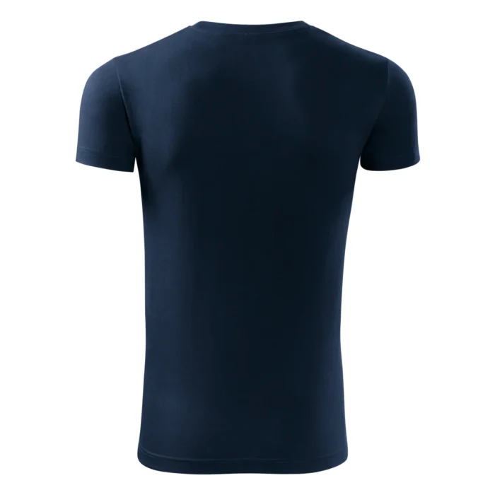 Koszulka męska slim-fit Malfini Viper 143 granatowa - obrazek 2