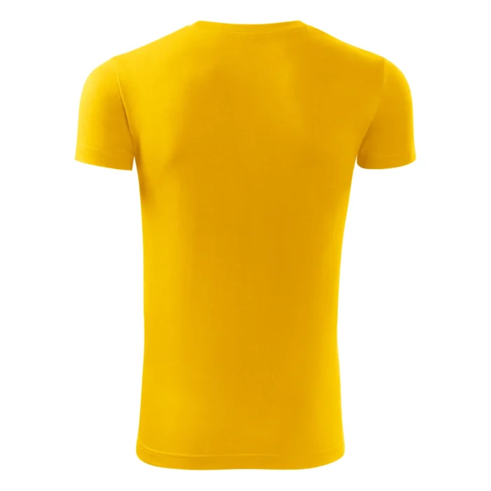 Koszulka męska slim-fit Malfini Viper 143 żółta - obrazek 3