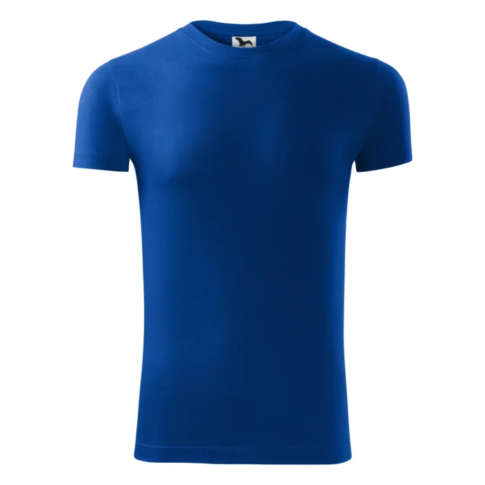Koszulka męska slim-fit Malfini Viper 143 chabrowa - obrazek 2