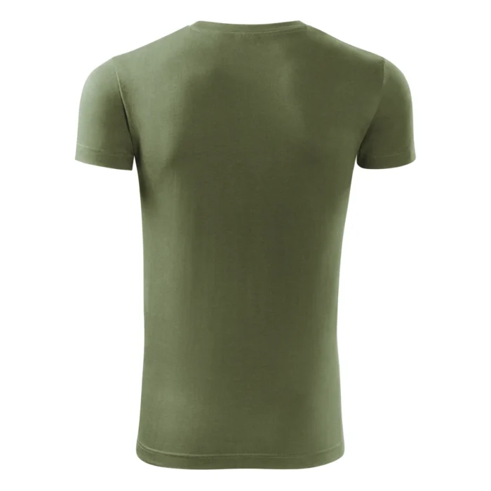 Koszulka męska slim-fit Malfini Viper 143 khaki - obrazek 3