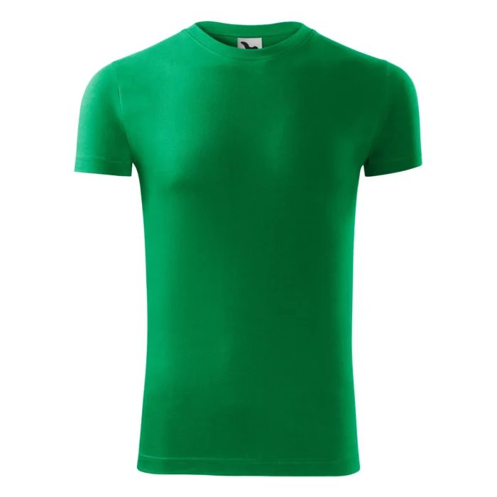 Koszulka męska slim-fit Malfini Viper 143 zieleń trawy - obrazek 2