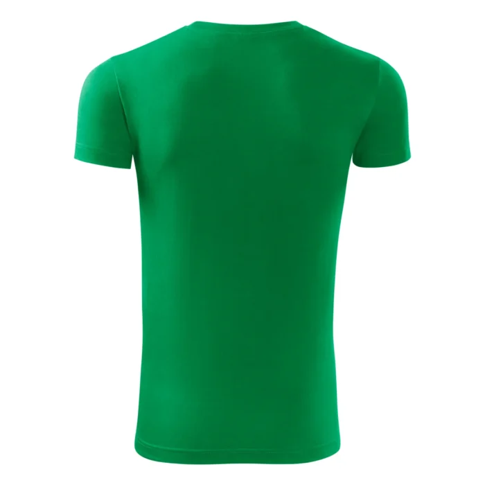Koszulka męska slim-fit Malfini Viper 143 zieleń trawy - obrazek 3