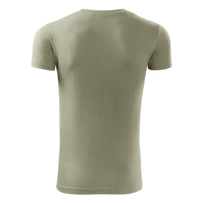 Koszulka męska slim-fit Malfini Viper 143 jasny khaki - obrazek 3