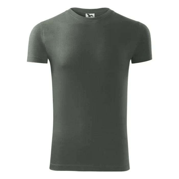 Koszulka męska slim-fit Malfini Viper 143 ciemny khaki - obrazek 2
