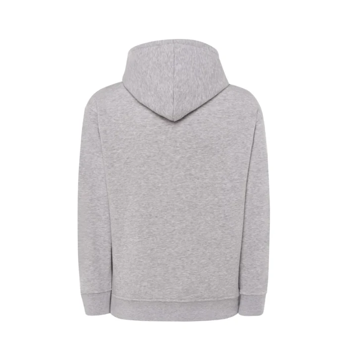 Bluza męska z kapturem JHK SWRAKNG jasnoszary melanż - obrazek 3