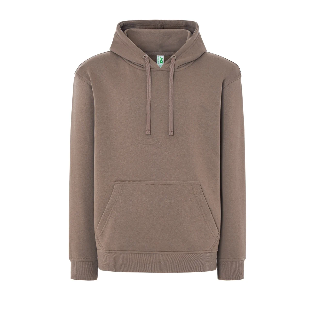 bluza-jhk-swra-kng-br-przod.webp Bluza męska z kapturem JHK SWRAKNG ciemnobrązowa - obrazek 1