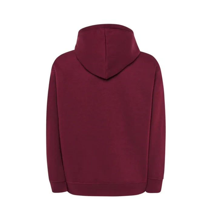 Bluza męska z kapturem JHK SWRAKNG burgundowa - obrazek 3