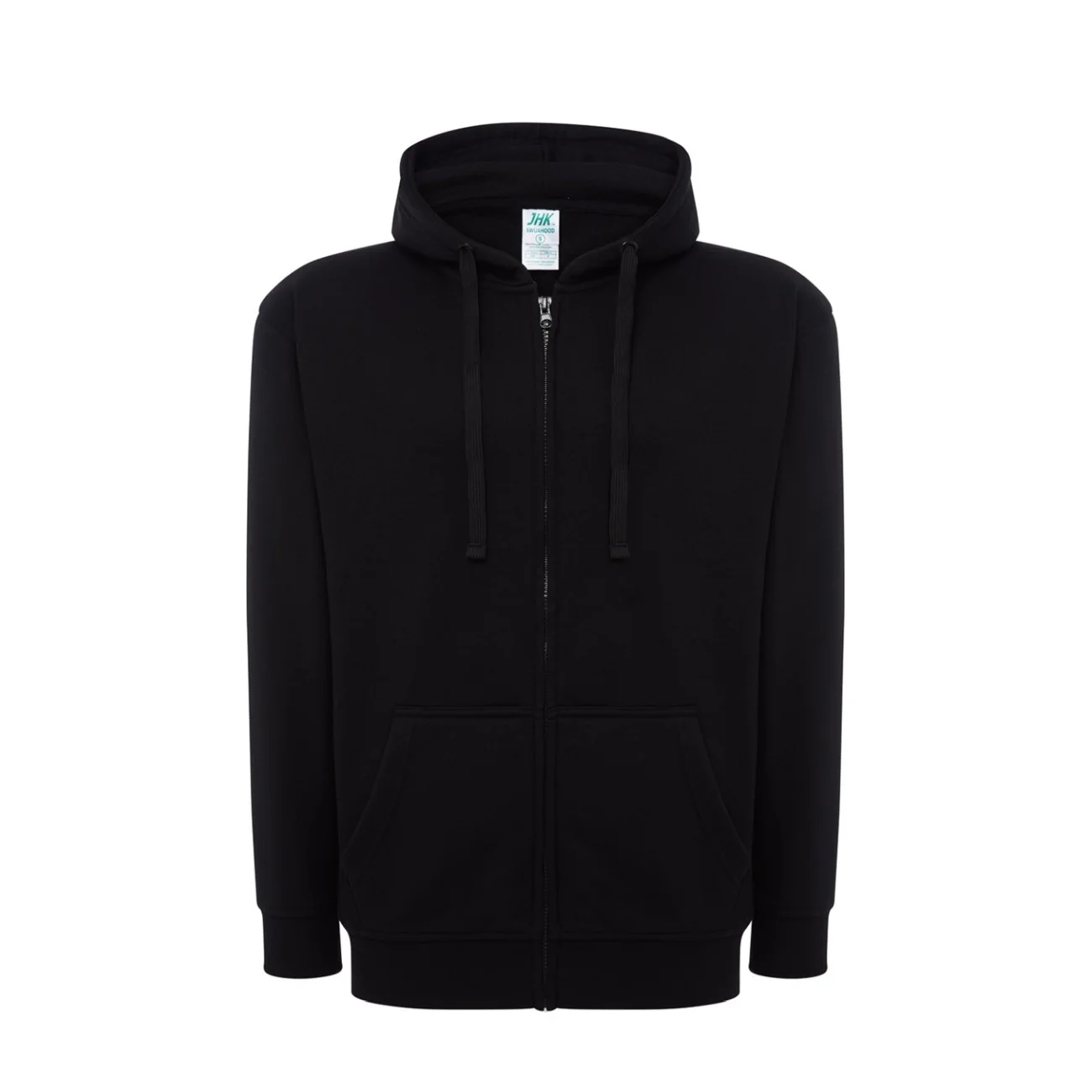 imgi_12_swua-hoo-bk-l_01 Bluza rozpinana z kapturem JHK SWUAHOOD czarna - obrazek 1