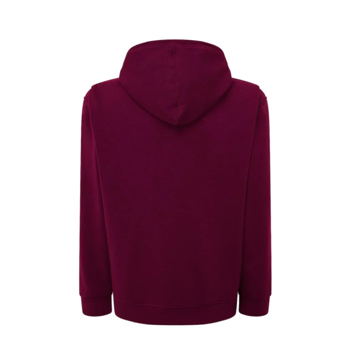 Bluza rozpinana z kapturem JHK SWUAHOOD burgundowa - obrazek 3