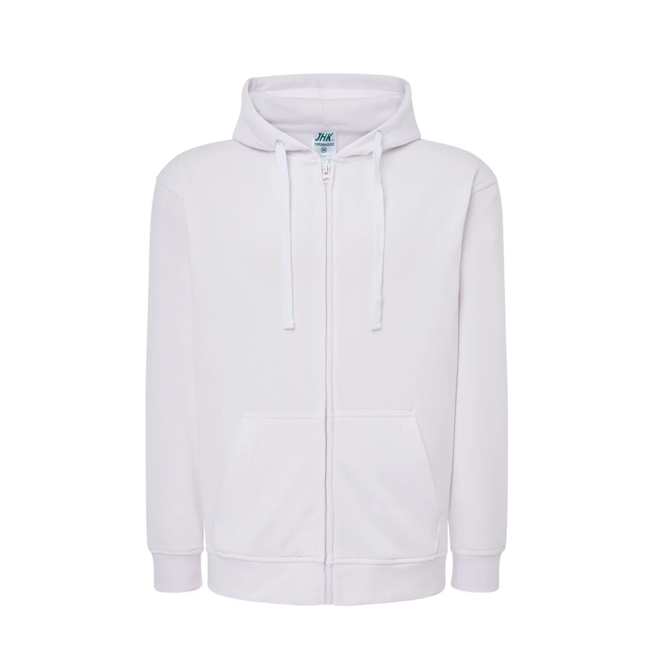 imgi_12_swua-hoo-wh-l_01 Bluza rozpinana z kapturem JHK SWUAHOOD biała - obrazek 1