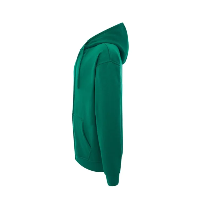 Bluza rozpinana z kapturem JHK SWUAHOOD kelly green - obrazek 3