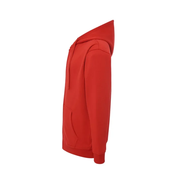Bluza rozpinana z kapturem JHK SWUAHOOD czerwona - obrazek 3