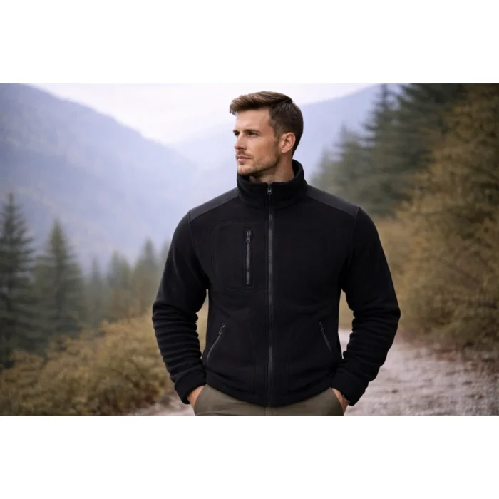 Polar męski JHK FLRA340 Premium czarny - obrazek 5