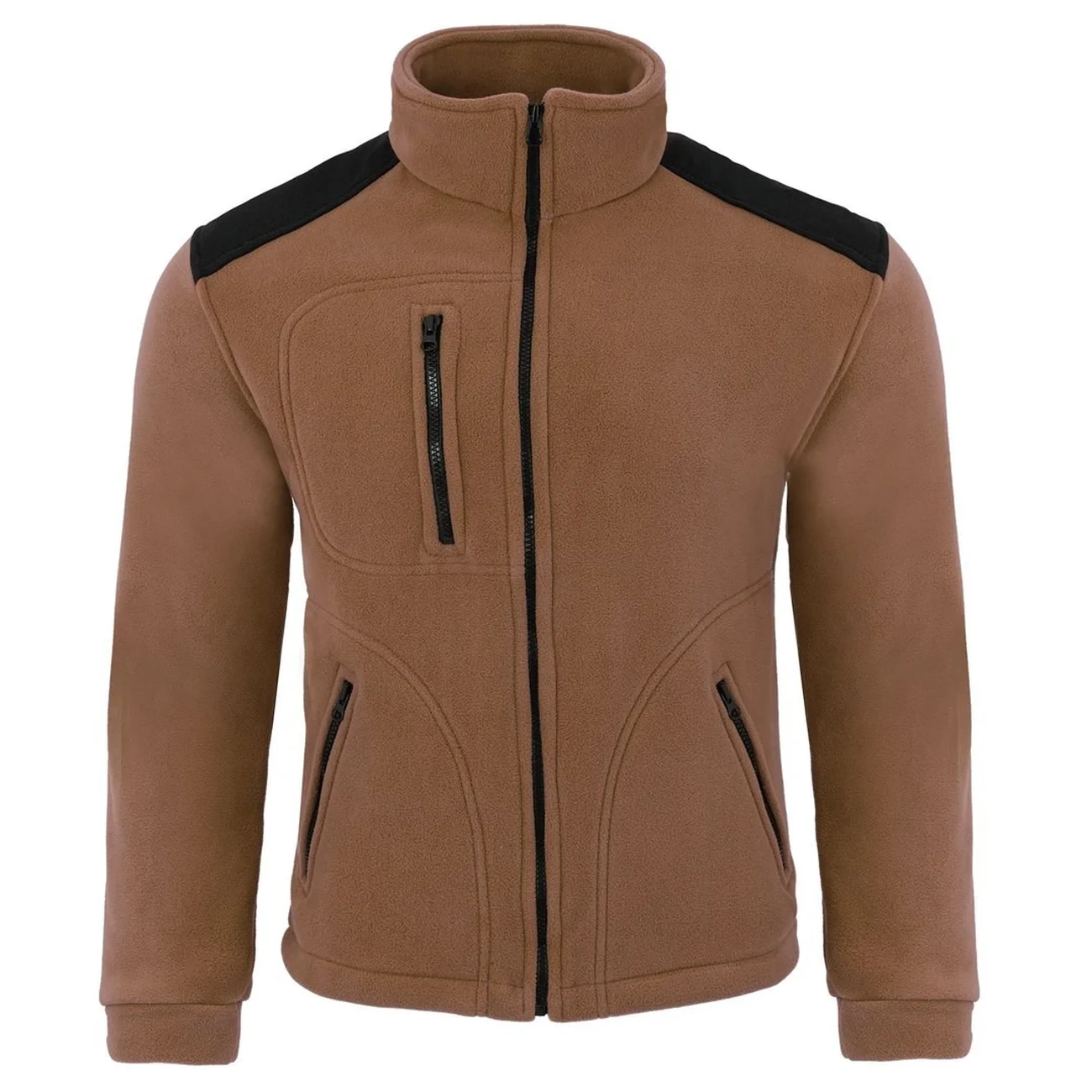 polar-jhk-flra340-brbk-przod Polar męski JHK FLRA340 Premium brązowo-czarny - obrazek 1