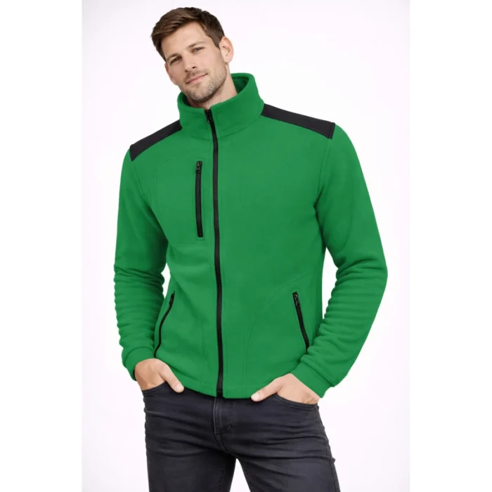 Polar męski JHK FLRA340 Premium kelly green-czarny - obrazek 2