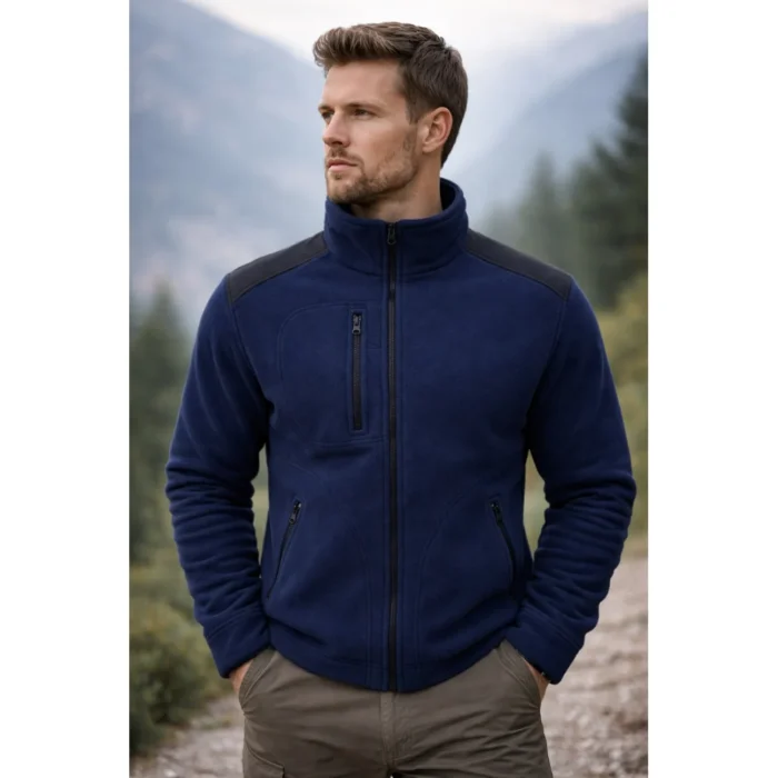 Polar męski JHK FLRA340 Premium granatowo-czarny - obrazek 2