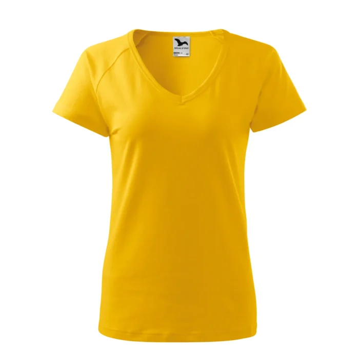 T-shirt damski Malfini Dream 128 żółty - obrazek 2