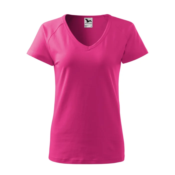 T-shirt damski Malfini Dream 128 purpurowa czerwień - obrazek 2
