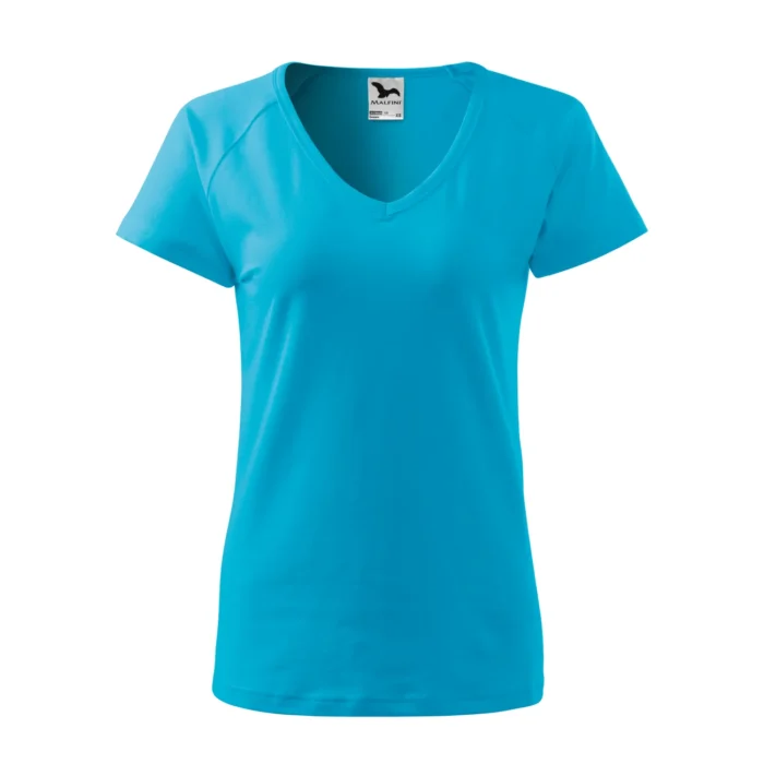 T-shirt damski Malfini Dream 128 turkusowy - obrazek 2