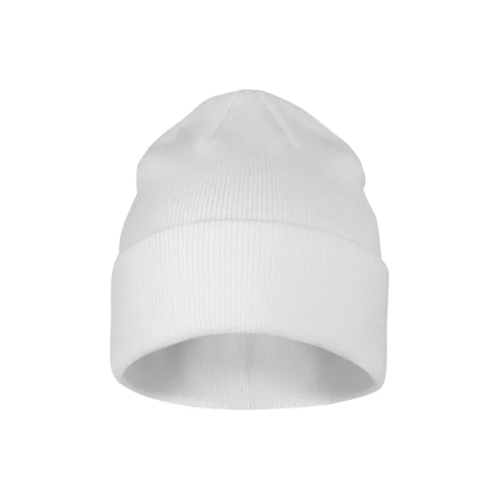 Czapka zimowa unisex Malfini Beanie 315 biała - obrazek 2