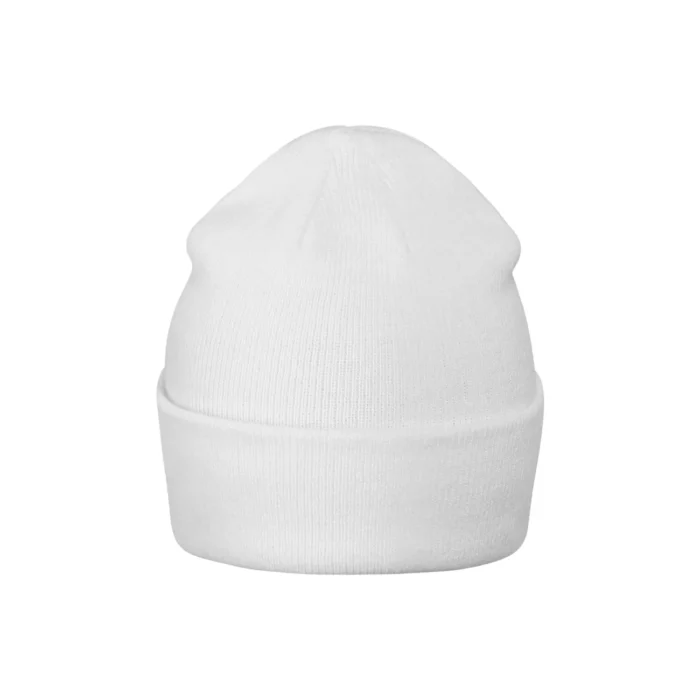 Czapka zimowa unisex Malfini Beanie 315 biała - obrazek 3
