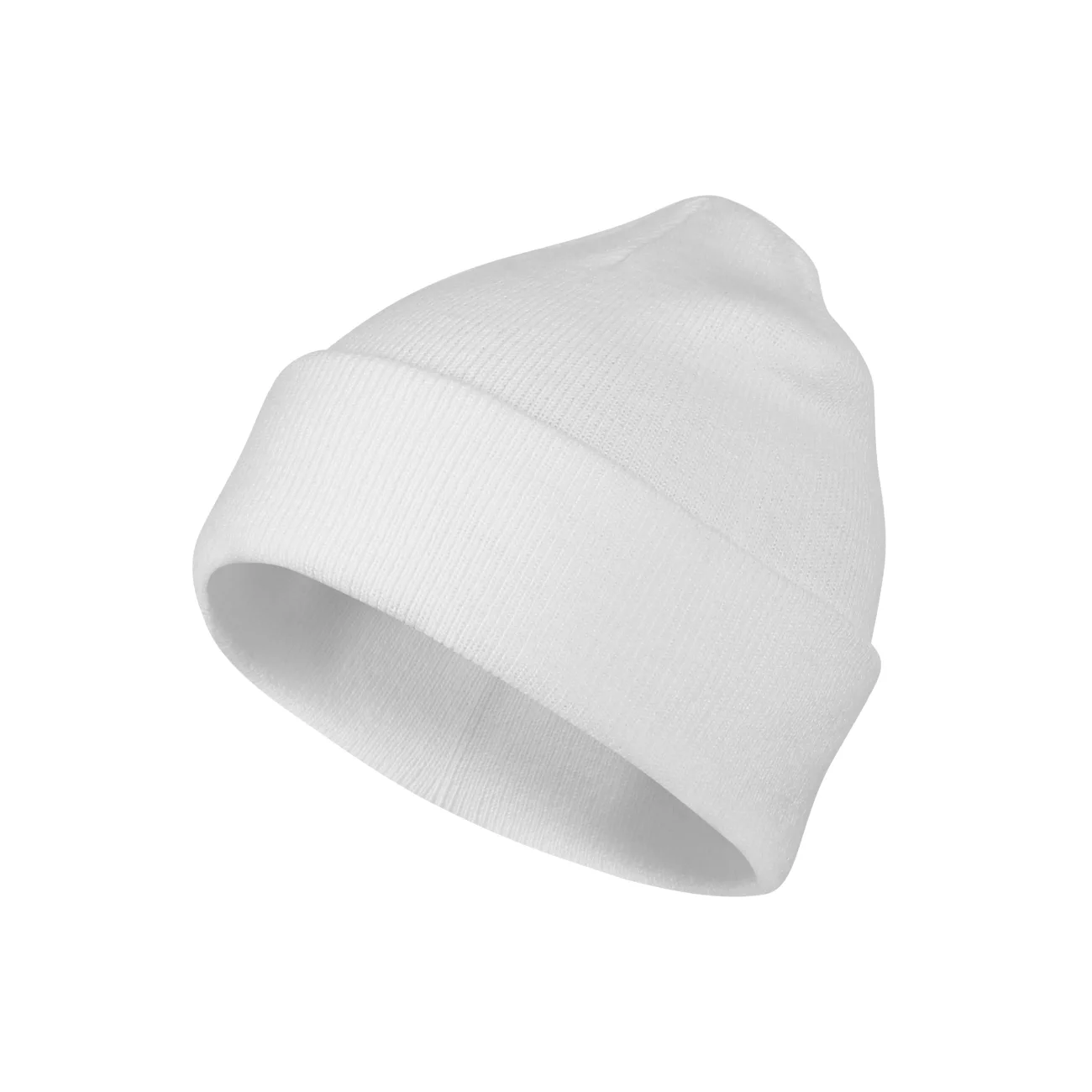 315_00_C-1 Czapka zimowa unisex Malfini Beanie 315 biała - obrazek 1