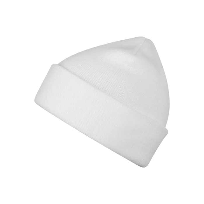 Czapka zimowa unisex Malfini Beanie 315 biała - obrazek 4