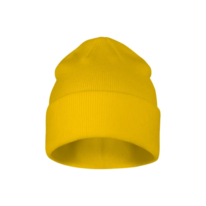 Czapka zimowa unisex Malfini Beanie 315 żółta - obrazek 3