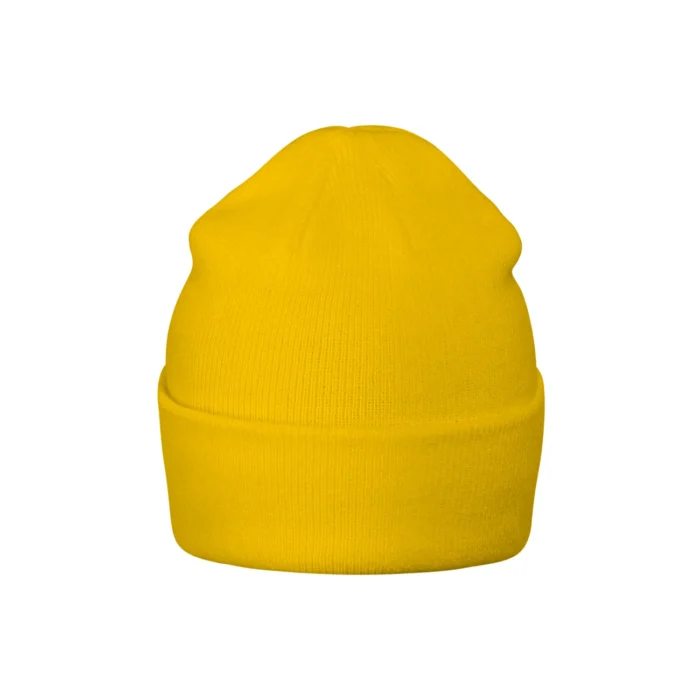 Czapka zimowa unisex Malfini Beanie 315 żółta - obrazek 4