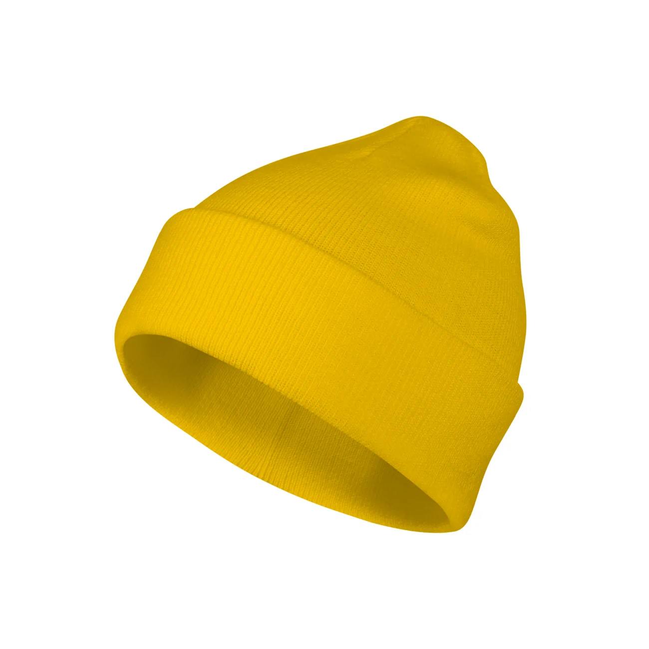 315_04_C-1 Czapka zimowa unisex Malfini Beanie 315 żółta - obrazek 1