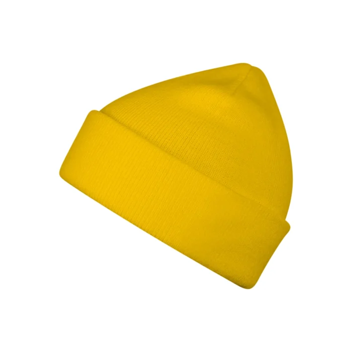 Czapka zimowa unisex Malfini Beanie 315 żółta - obrazek 5