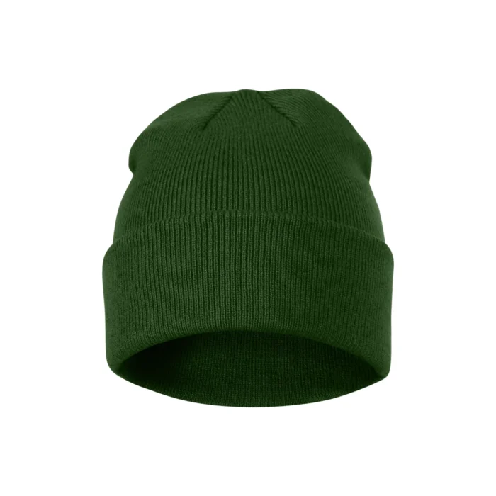 Czapka zimowa unisex Malfini Beanie 315 zieleń butelkowa - obrazek 2
