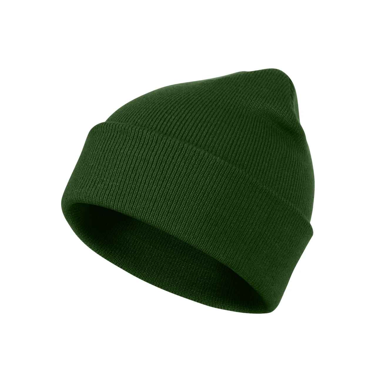 315_06_C-1 Czapka zimowa unisex Malfini Beanie 315 zieleń butelkowa - obrazek 1