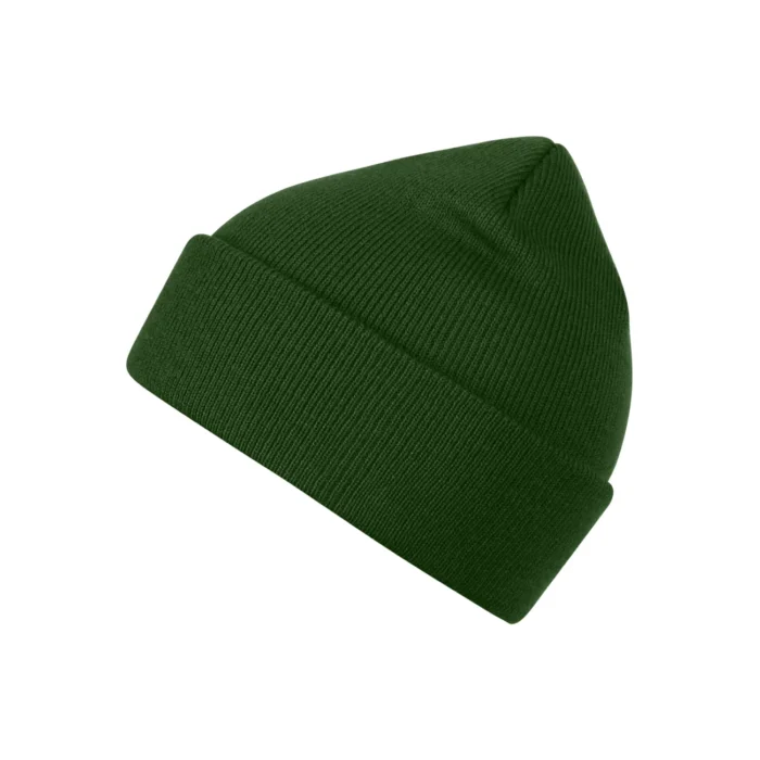 Czapka zimowa unisex Malfini Beanie 315 zieleń butelkowa - obrazek 4