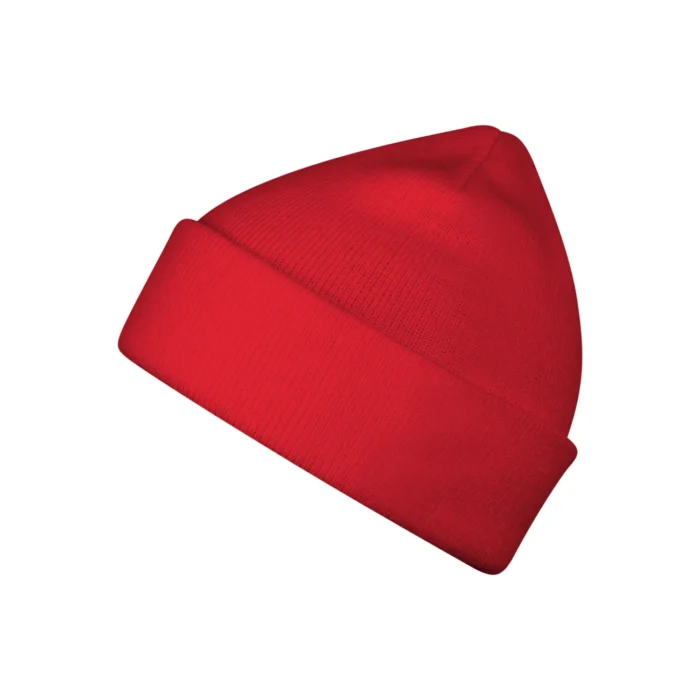 Czapka zimowa unisex Malfini Beanie 315 czerwona - obrazek 4