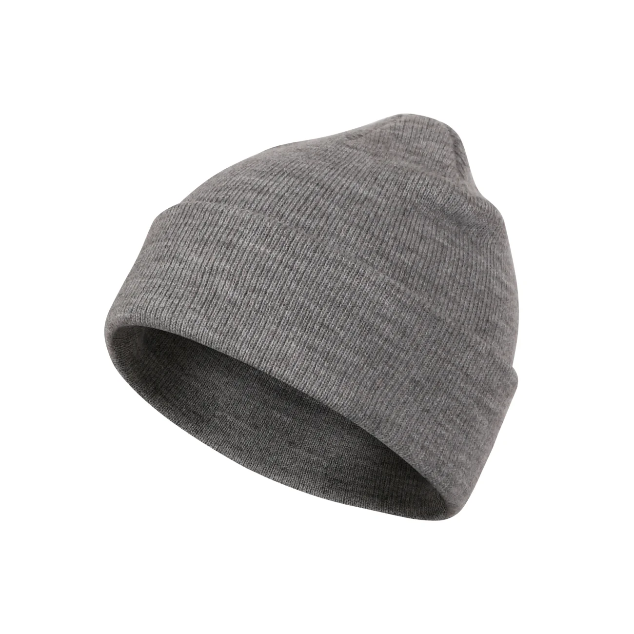 315_12_C-1 Czapka zimowa unisex Malfini Beanie 315 ciemnoszary melanż - obrazek 1