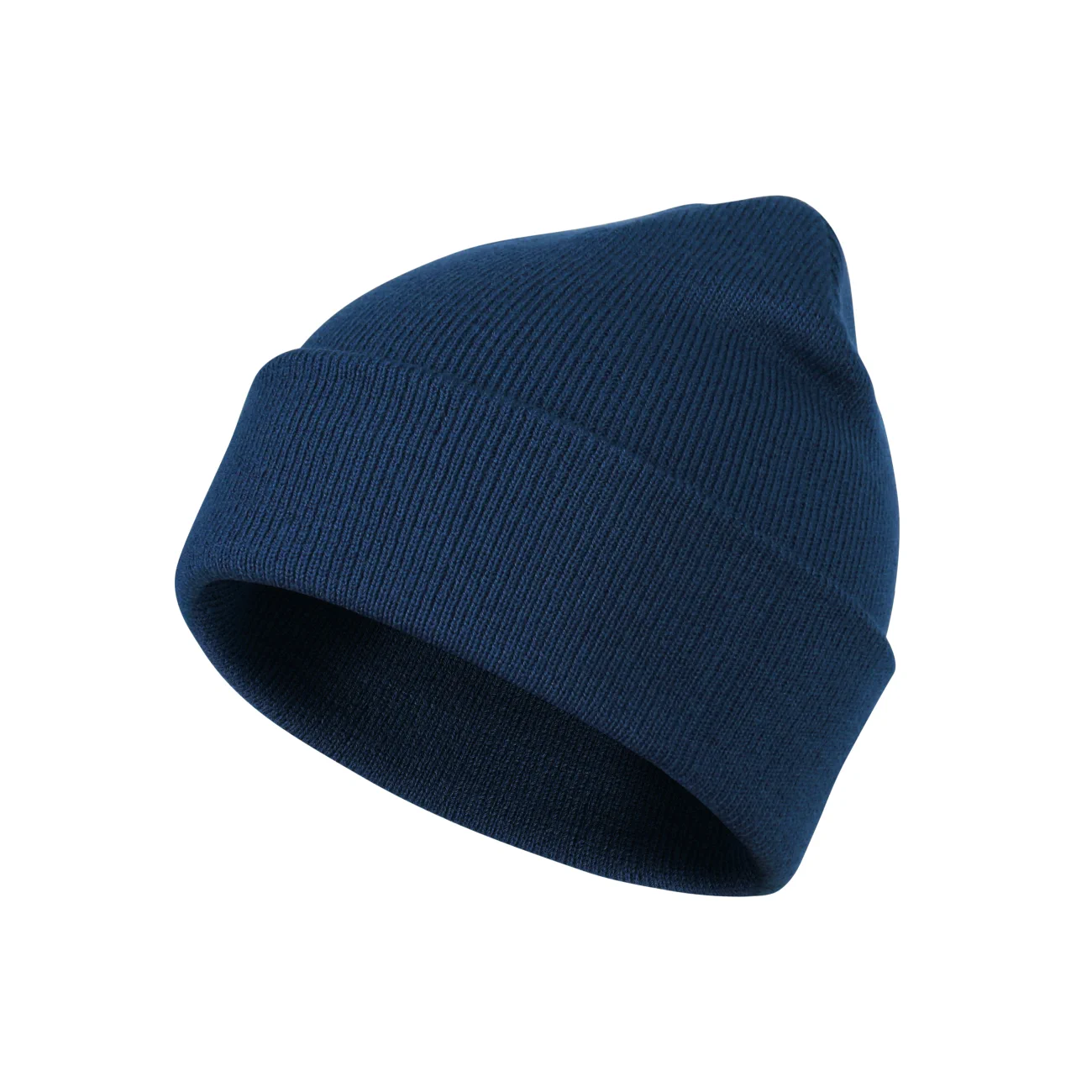 315_87_C-1 Czapka zimowa unisex Malfini Beanie 315 ciemnoniebieska - obrazek 1