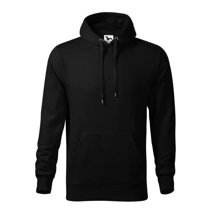 Bluza męska z kapturem Malfini Cape 413 czarna - obrazek 2