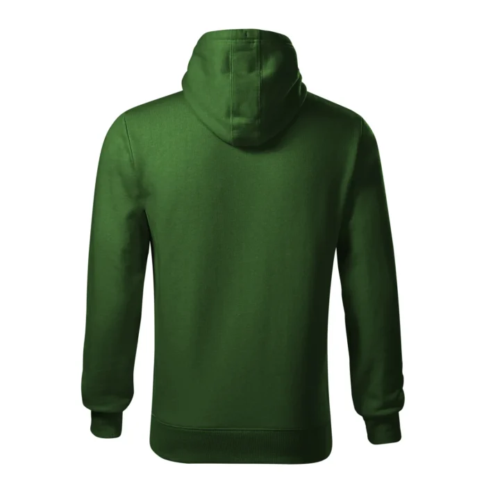 Bluza męska z kapturem Malfini Cape 413 zieleń butelkowa - obrazek 3