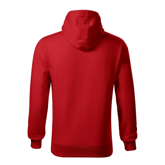 Bluza męska z kapturem Malfini Cape 413 czerwona - obrazek 3