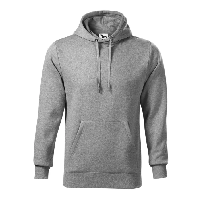 Bluza męska z kapturem Malfini Cape 413 ciemnoszary melanż - obrazek 2