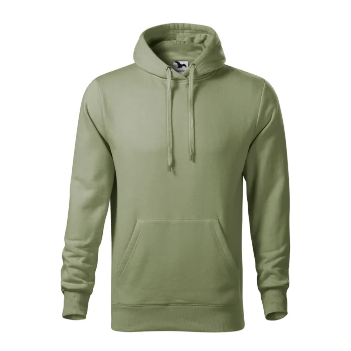 Bluza męska z kapturem Malfini Cape 413 jasny khaki - obrazek 2