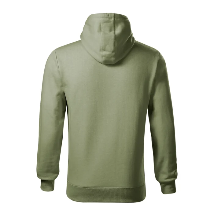 Bluza męska z kapturem Malfini Cape 413 jasny khaki - obrazek 3